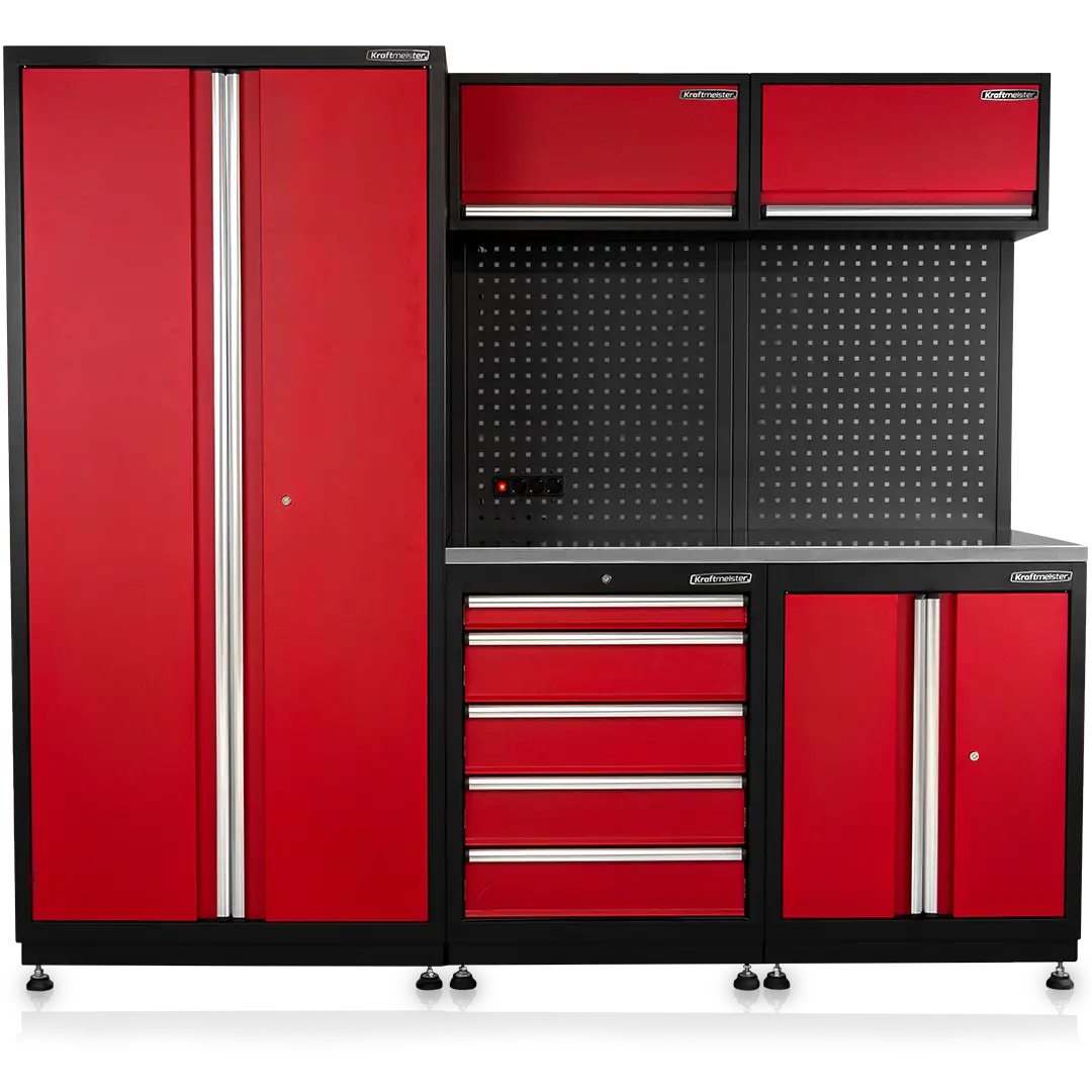 Kraftmeister, Garage, storage, system, red, premium