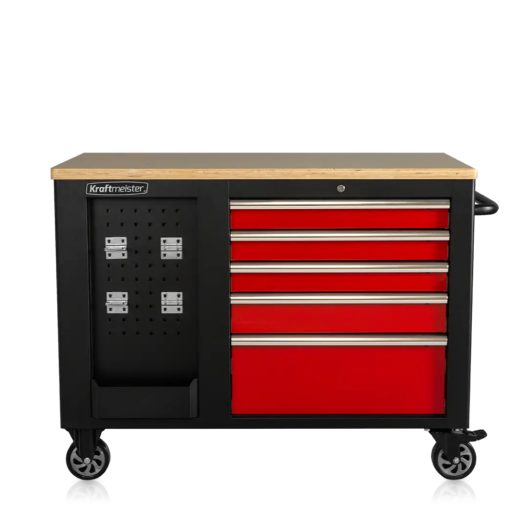 Kraftmeister, roller, cabinet, red